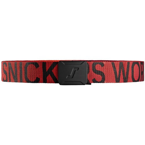 Snickers 9004 Logo Belt - Red or Blue Option