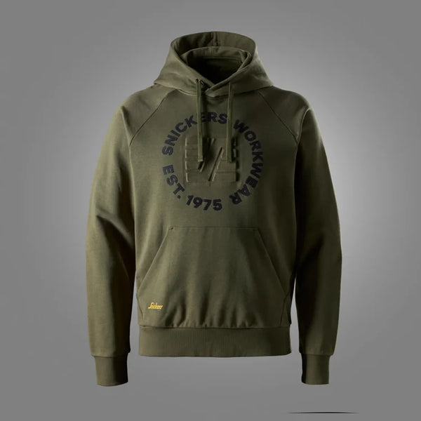 SNICKERS Khaki Green Terry Sweatshirt Hoodie