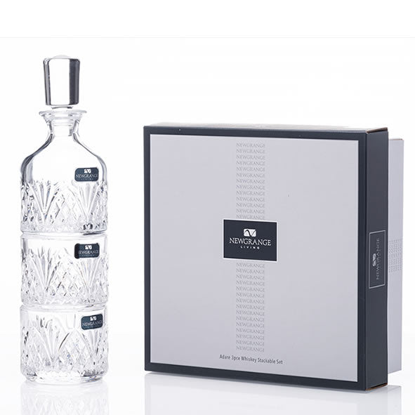 Newgrange Living Adare Whiskey Stackable Set 3 Piece - 6477961