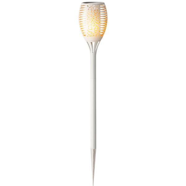 Lumineo Solar Torch Fire Flame Effect White - 391302