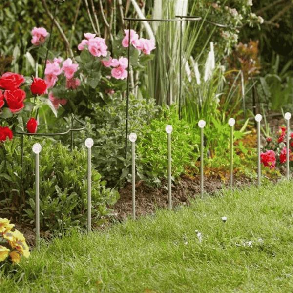 10 Glow Ball Solar Stake Lights - 390761