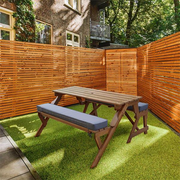 MULTI FUCTIONAL BENCH & TABLE SET W/CUSHIONS - 390242