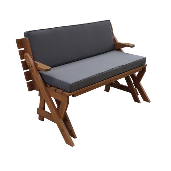 MULTI FUCTIONAL BENCH & TABLE SET W/CUSHIONS - 390242