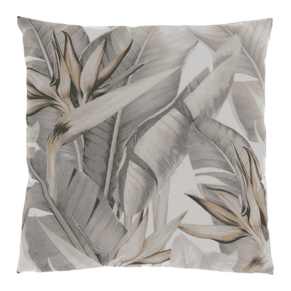 Outdoor Printed Cushion Grey Plant - 39885