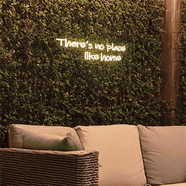38CM NEON WALL SIGN THERE NO PLACE LIKE HOME - 645003