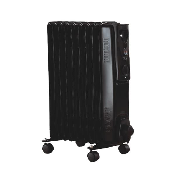 9 Fin Oil Filled Radiator 2000W With Timer - 6201314