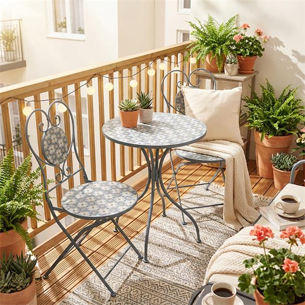 Porto Mosaic Bistro Set - 3900462