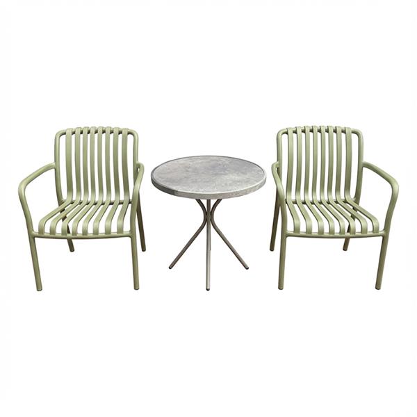 BRAGA CAFE STYLE BISTRO SET GREEN - 390200
