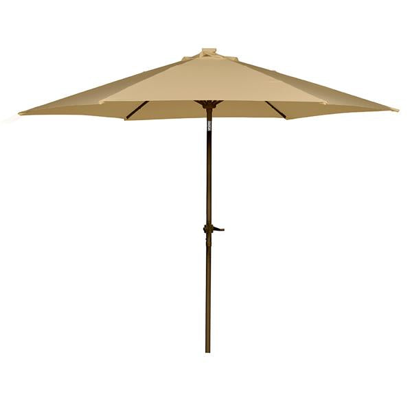 TAUPE 3M ALUM PARASOL W/LEDS & TILT - 3904570