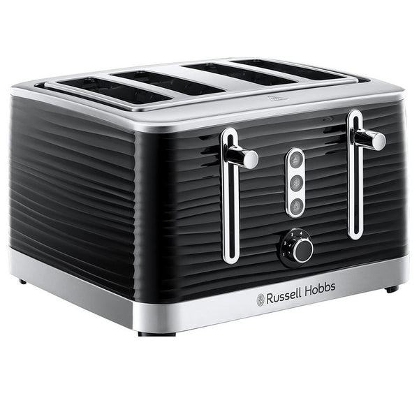 RUSSELL HOBBS INSPIRE BLACK 4 SLICE TOASTER - 6424386