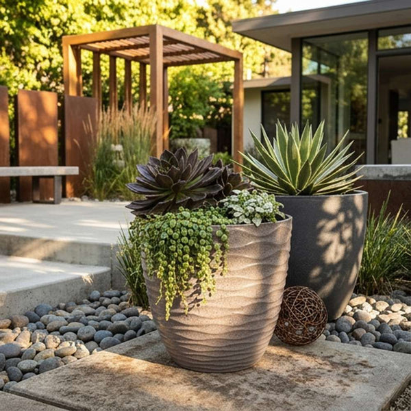 Windermere Glazed Planter 33cm