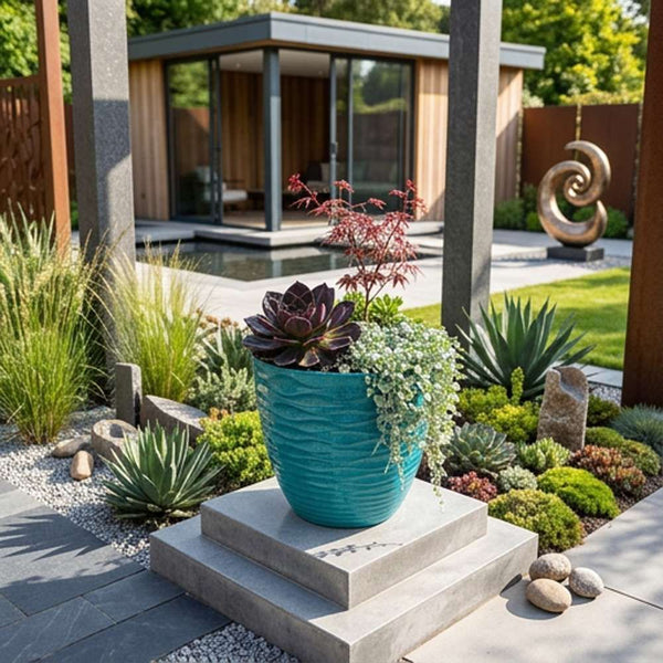 Windermere Glazed Planter 33cm