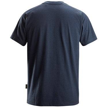 SNICKERS 2590 DARK NAVY MELANGE LOGO T-SHIRT