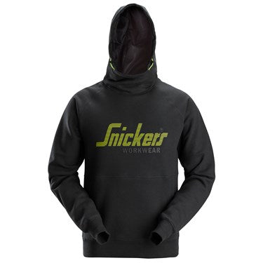 Snickers 2845 Black Logo Hoodie