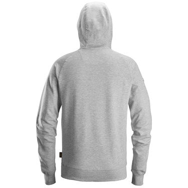 Snickers 2894 GREY MELANGE LOGO HOODIE