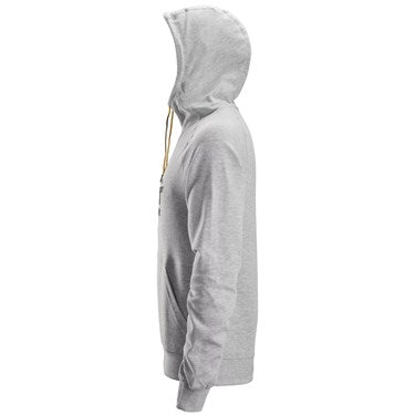 Snickers 2894 GREY MELANGE LOGO HOODIE