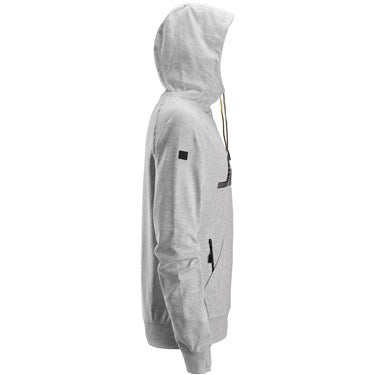 Snickers 2894 GREY MELANGE LOGO HOODIE