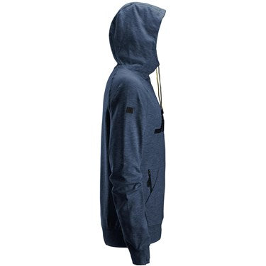SNICKERS 2894 DARK NAVY MELANGE LOGO HOODIE
