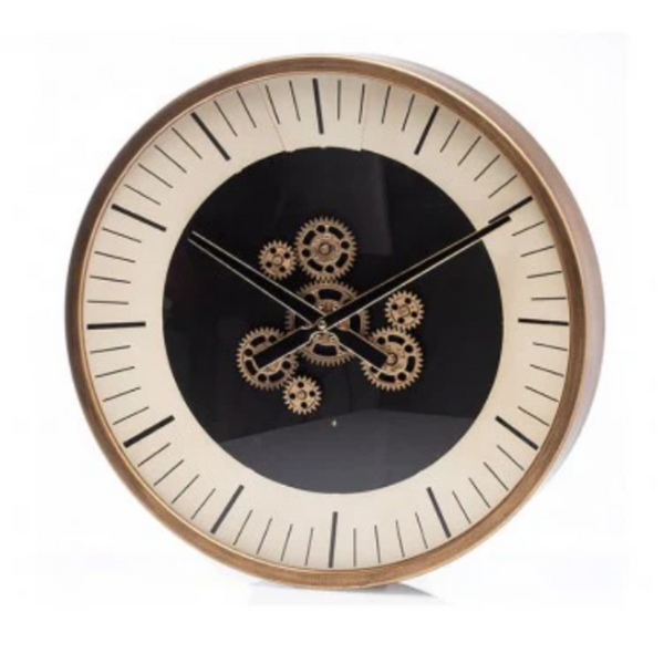 The Grange Vintage Style Wall Clock with Gears - 641260