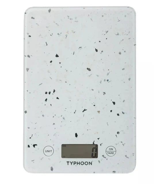TYPHOON ELEMENTS WHITE QUARTZ DIGITAL SCALES - 640419