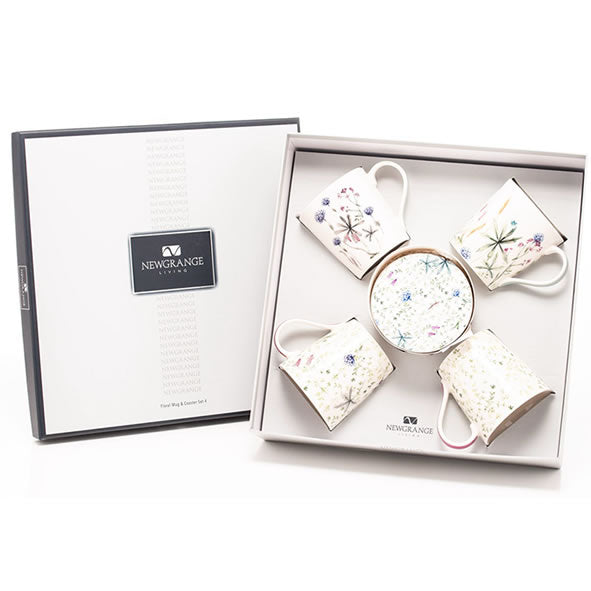 Newgrange Living Floral Mug & Coaster Set 4 - 64676
