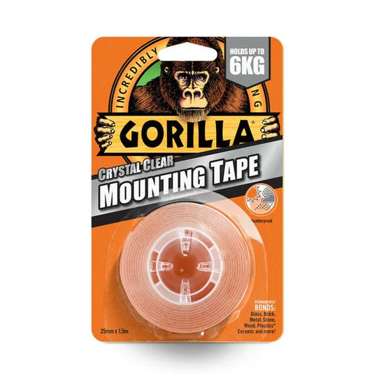 Gorilla Mounting Tape Clear 1.5m - 8000802