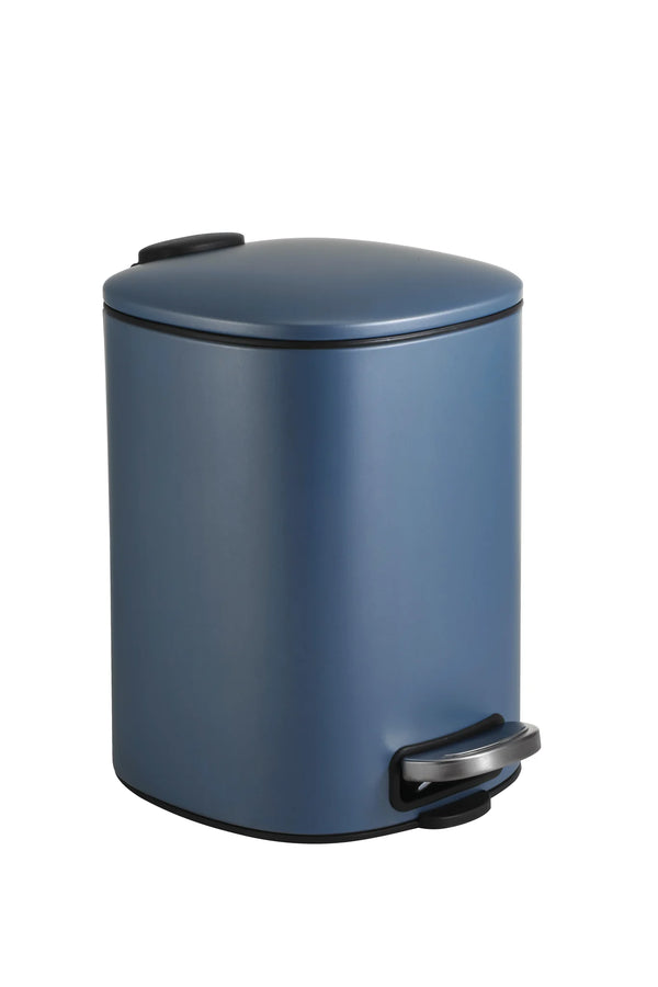5L SANTORINI ICE BLUE PEDAL BIN - 649234