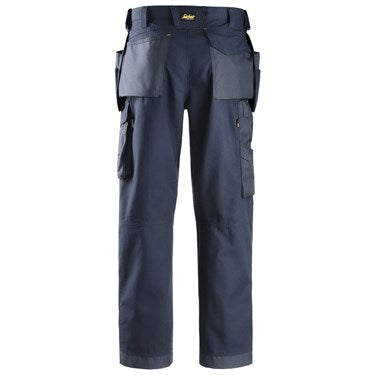 Snickers Craftsmen Holster Pockets Trousers Canvas+ Navy