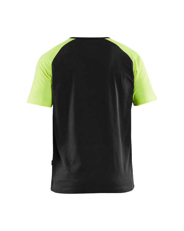 Blåkläder 3515 T-shirt Black/Hi-Vis Yellow