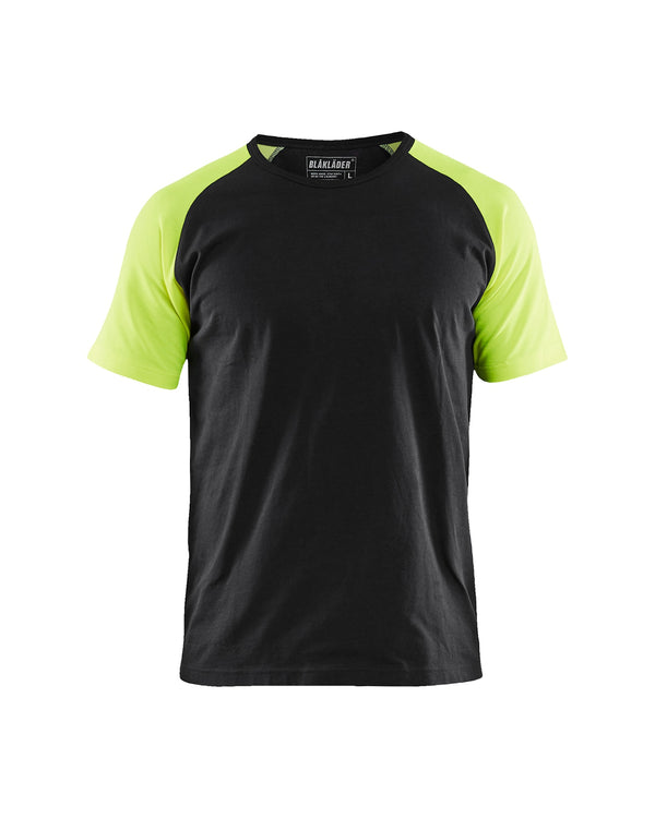 Blåkläder 3515 T-shirt Black/Hi-Vis Yellow