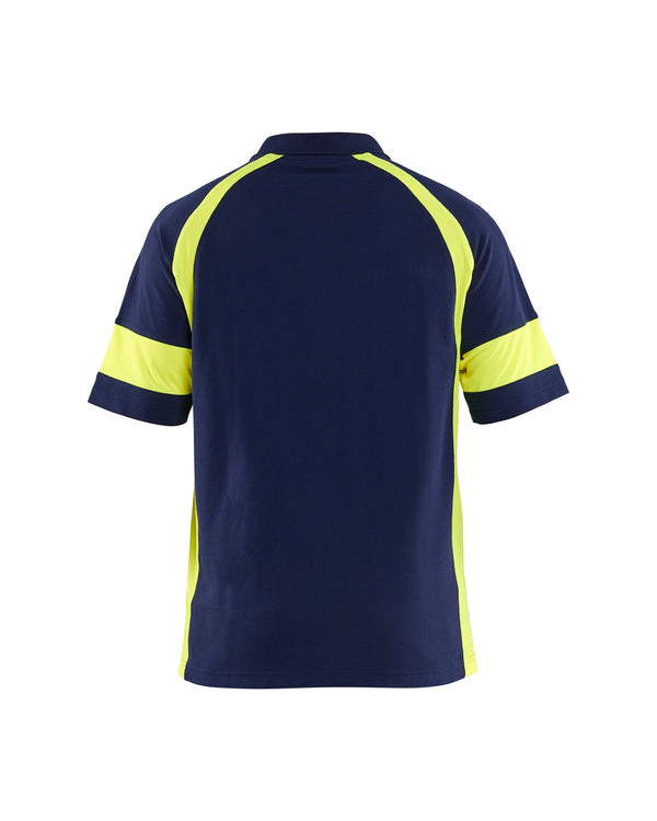 Blåkläder 3528 Polo Shirt with Hi-vis Dark Navy