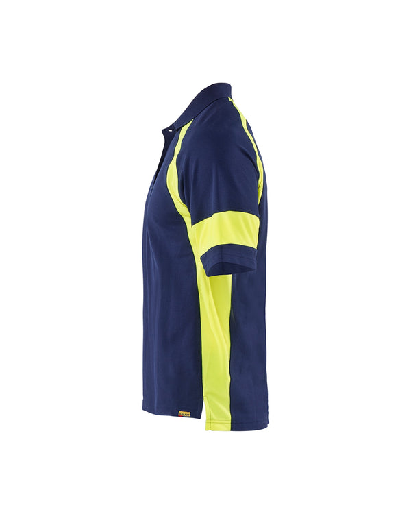 Blåkläder 3528 Polo Shirt with Hi-vis Dark Navy