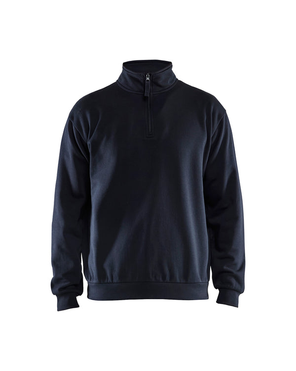 Blåkläder 3587 Sweatshirt Half-zip Dark Navy