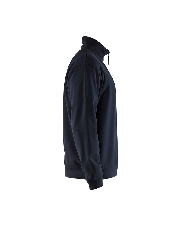 Blåkläder 3587 Sweatshirt Half-zip Dark Navy