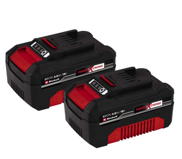 Einhell Power X-Change 18V 4Ah Battery Twin pack - 393418