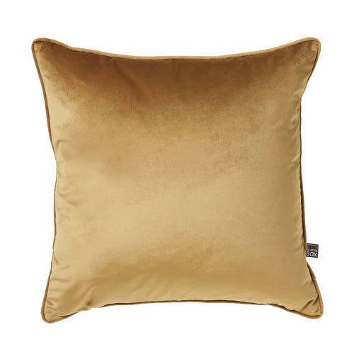 Scatter Box Bellini Velour Cushion Antique Gold - 646319