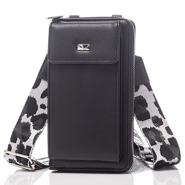 Newgrange Living Gia Cerise Purse/Mobile Holder with Cross-Over Strap
