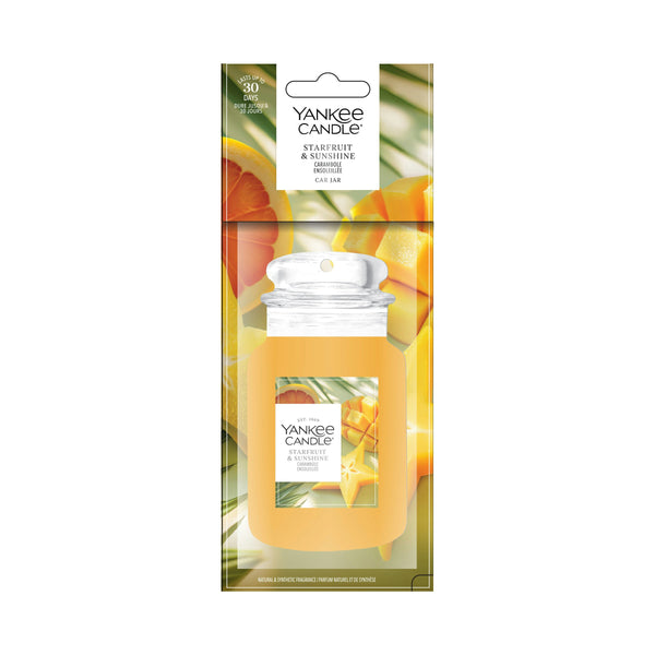 YANKEE CANDLE STARFRUIT/SUN CAR AIR FRESHENER - YNK0208