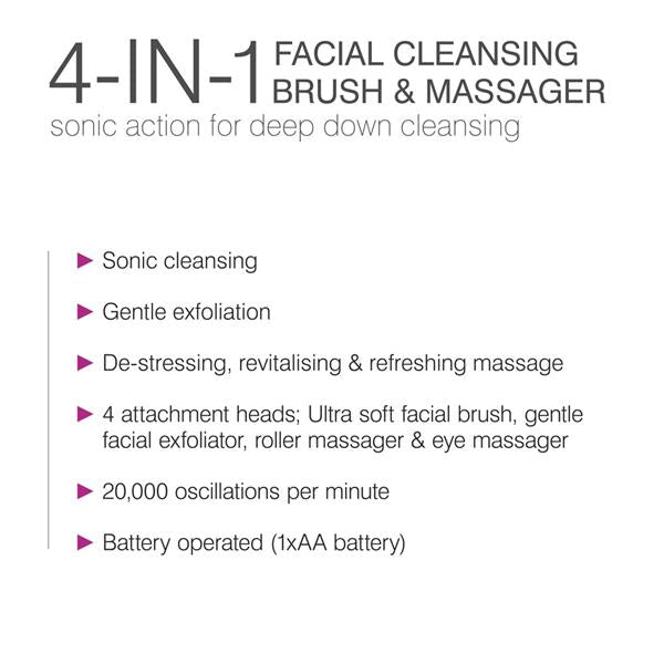 RIO 4 IN 1 FACIAL CLEANSING BRUSH - 62104