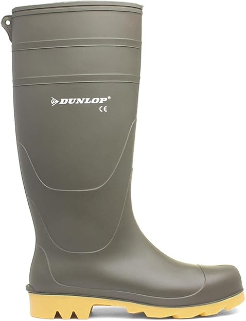 DUNLOP GREEN HEAVY DUTY WELLINGTONS