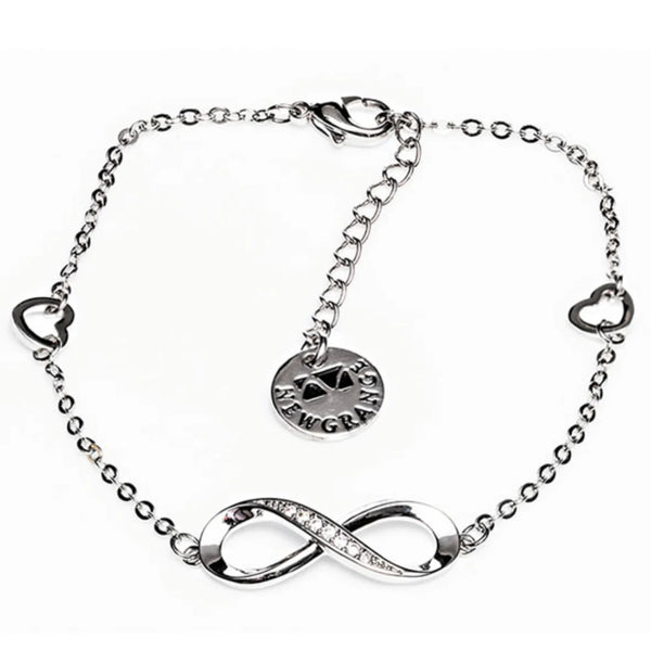 Newgrange Living Silver Infinity Bracelet - 72756