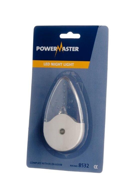 POWERMASTER PLUG IN LED NIGHTLIGHT - 620095