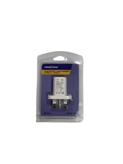 POWERMASTER USB FAST CHARGER WITH 2 USB CHARGERS - 626477