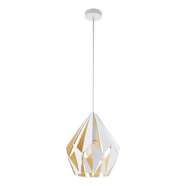 Eglo CARLTON 1 pendant light white - 635080