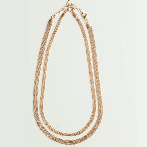 Santon Collection Gold-Plated Mesh Necklace - 723055