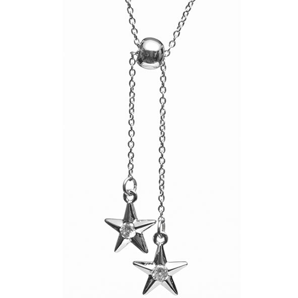 Newgrange Living Silver Stars Pendant Necklace - 72780