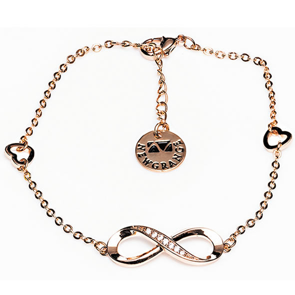 Newgrange Living Rose Gold Infinity Bracelet - 72806