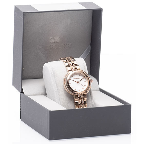 Newgrange Collection Rose Gold Diamond Bezel/Numeral Watch - 72838