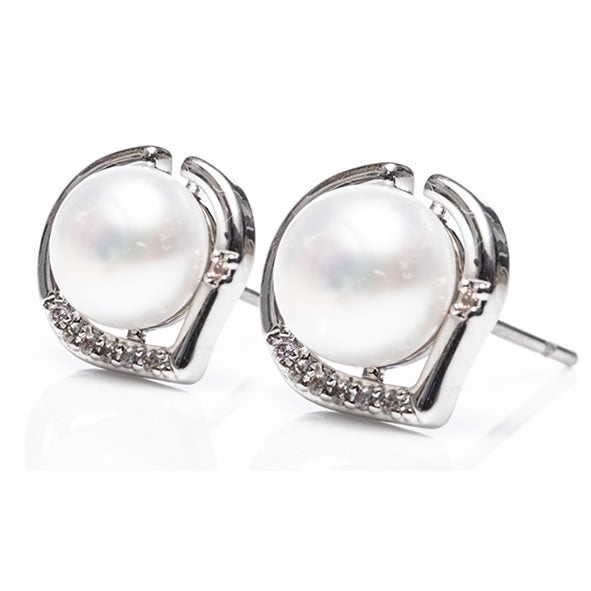 Newgrange Living Silver Mother of Pearl Earrings - 72767