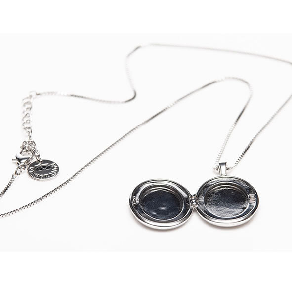 Newgrange Living Silver Locket Pendant Necklace - 72789